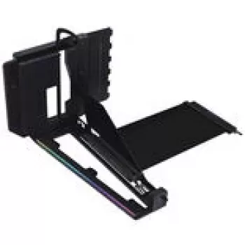 Set za vertikalnu montažu GPU Lian Li VG4-5-V4 s PCIe 5.0 Riser kabelom, crni