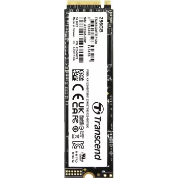 Transcend MTE712A - SSD - šifrirani - 256 GB - interni - M.2 2280 (dvostrani) - PCIe 4.0 x4 (NVMe) - 256-bitni AES - Self-Encrypting Drive (SED), TCG Opal Encryption 2.0 (TS256