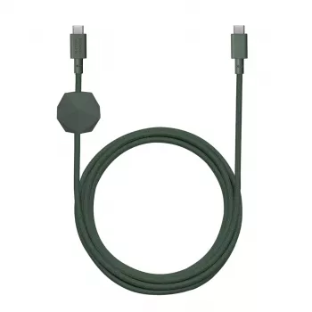 Native Union Anchor Cable 240W USB-C to USB-C, 3 m, Slate Green
