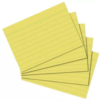 Herlitz kartice A8, linirane, žute