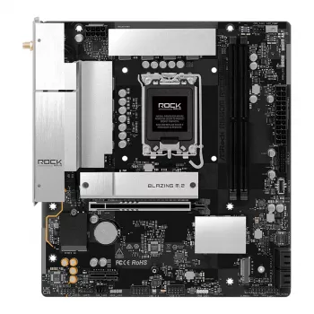 Matična ploča ASRock B860M Rock WiFi (mATX, Intel LGA 1851, DDR5, HDMI, DisplayPort)
