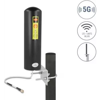 Antena DELOCK 10037 5G LTE SMA konektor omnidirekcijska pojačanje 3–5 dBi