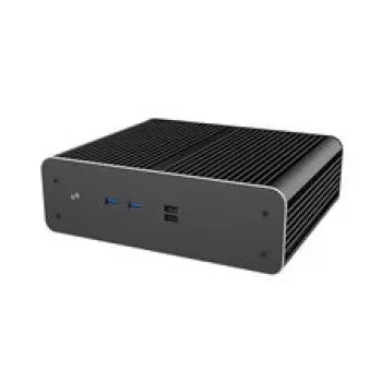 Akasa Euler CMX Mini-ITX bešumno PC kućište A-ITX61-S1B – crno, mini kućište za pasivno hlađene sustave