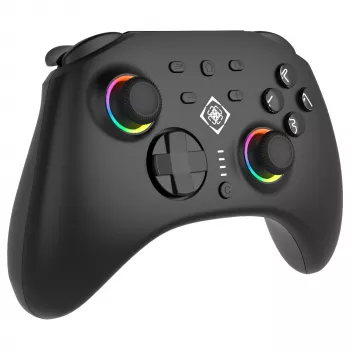 Gamepad Deltaco GAM-198 crni — Bluetooth i USB (Type-C) za Nintendo Switch, Switch 2, Switch OLED, Android, PC