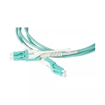 Optički patch kabel duplex OM3 (višemodni, 50/125) LC/LC, UNIBOOT, LSZH, reverzibilna polarizacija, jezičak za otpuštanje, 10m, Good Connections® (LW-U810LC3)