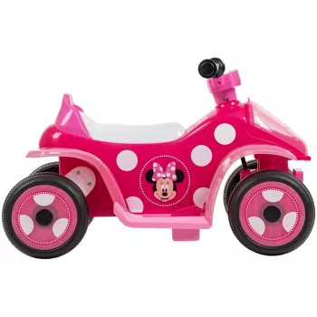 Electric Ride-On Quad for Kids HUFFY Minnie Mouse Model 19073W, Battery-Powered Children's ATV