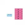 Sigel GN101 numerički blok 1-100, 105 x 50 mm, 100 listova, razne boje