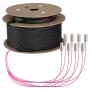 EFB trunk kabel U-DQ(ZN)BH OM4 8G (1x8) SC-SC 70m Dca LSZH