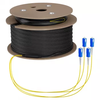 EFB trunk kabel U-DQ(ZN)BH OS2 4E (1x4) SC-SC 190m Dca LSZH G657A1