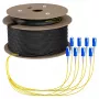 EFB trunk kabel U-DQ(ZN)BH OS2 8E (1x8) SC-SC 120m Dca LSZH G657A1
