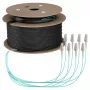 EFB trunk kabel U-DQ(ZN)BH OM3 8G (1x8) LC-LC 170m Dca LSZH