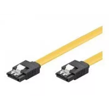 Goobay 95021 S-ATA podatkovni kabel za HDD SDD 6 Gbit/s SATA L-tip utikač na SATA L-tip utikač duljina 50 cm ravni utikač