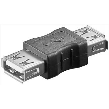 Microconnect USBAFAF kabelski adapter USB A crni