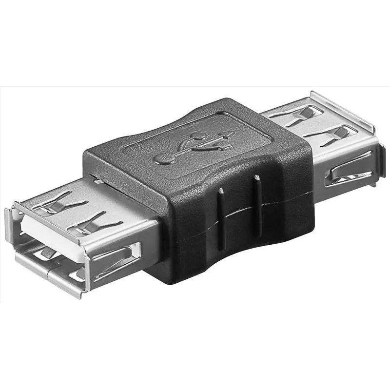 Microconnect USBAFAF kabelski adapter USB A crni