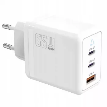 Charger TB AZTBXUL3USB65WW — 65W USB-C Power Delivery with 2x ports (1x USB-C, 1x USB-A)
