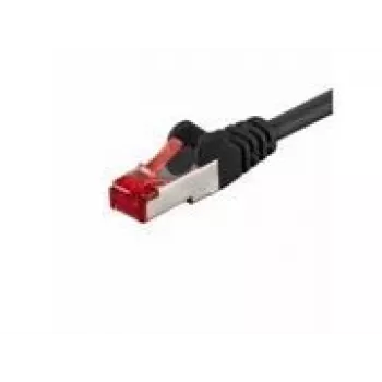 Wentronic Goobay CAT 6 patch kabel, S/FTP (PiMF), crni, 5 m - LSZH bez halogena, bakar (68700)