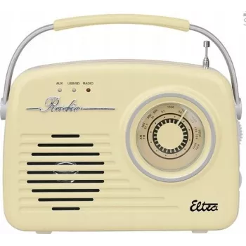Radio Eltra Radio Luiza Retro SP-11 MP3 USB SD, žuto