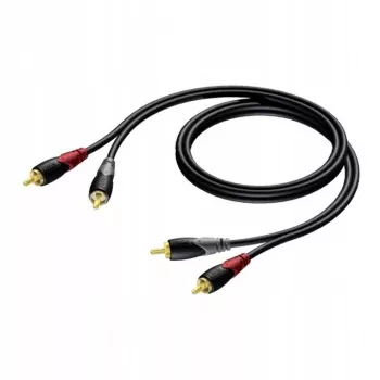 RCA/Cinch audio kabel Procab KPCL078 2x muški, 0,5 m