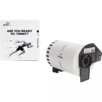 TB Print TBEB-DK22243 rola etiketa za Brother, 102 mm x 30,48 m, crno na bijelom