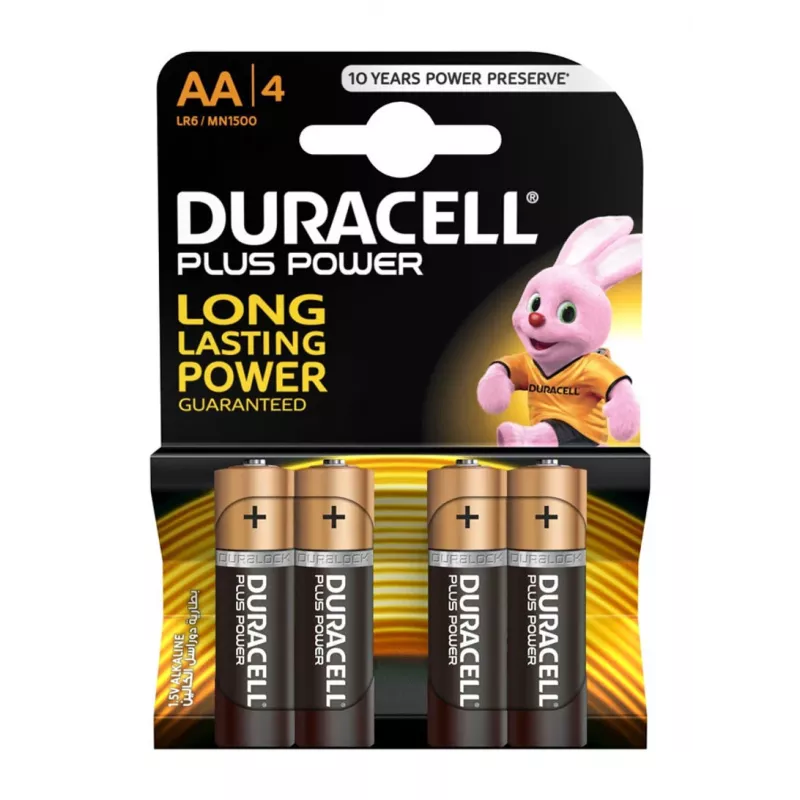 Duracell Basic AA/LR6 alkalne baterije, 4 komada