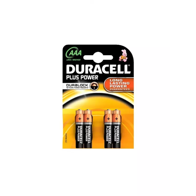 Duracell Basic AAA/LR03 alkalne baterije, 4 komada