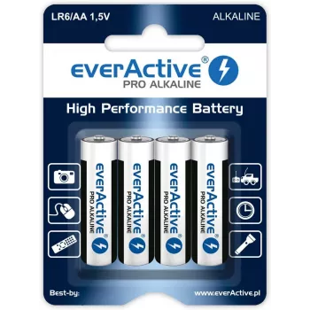 everActive single-use alkaline battery AA 1.5 V LR64BLPA pack of 4