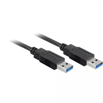 Wentronic Goobay USB 3.0 SuperSpeed kabel, crni, 3 m - USB 3.0 utikač (Type-A) > USB 3.0 utikač (Type-A) (93929)
