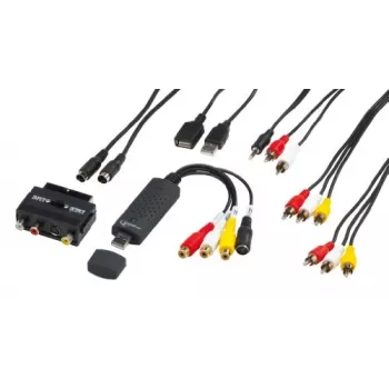 Gembird UVG-002 Audio/Video Grabber (Composite Video/Stereo RCA/SCART-S-Video, USB 3,0)