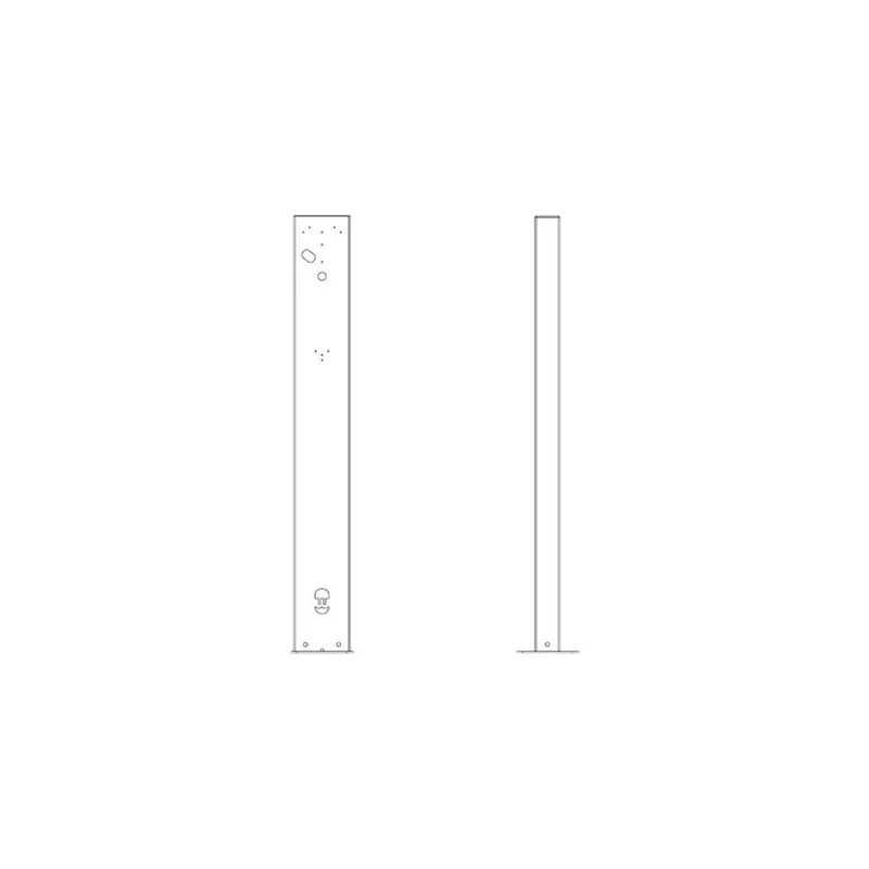 Wallbox Eiffel Basic montažne komponente – za EV punjač – RAL 7043