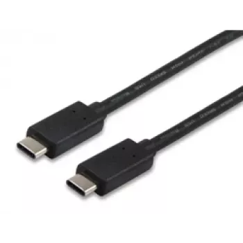 Equip USB 2.0 Type-C kabel, 1 m, 1 m, USB C, USB C, USB 2.0, muški/muški, crni