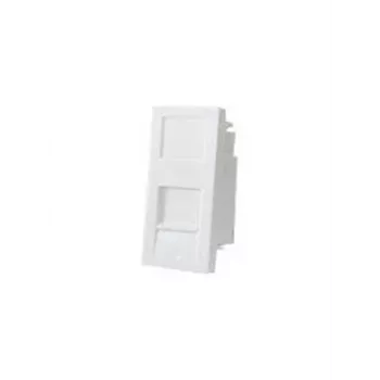 Alantec OS002 Keystone adapter 22,5x45 mm sa zatvaračem, bijeli