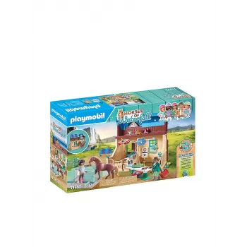 Playmobil Horses of Waterfall 71352 set za igru terapija jahanjem i veterinarska ordinacija, 5–12 godina, višebojni