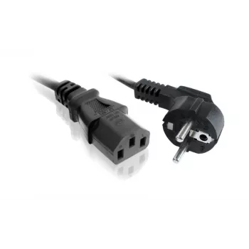 Mrežni kabel SAVIO CL-146 — 3 m, IEC C13 na IEC Type E, crni