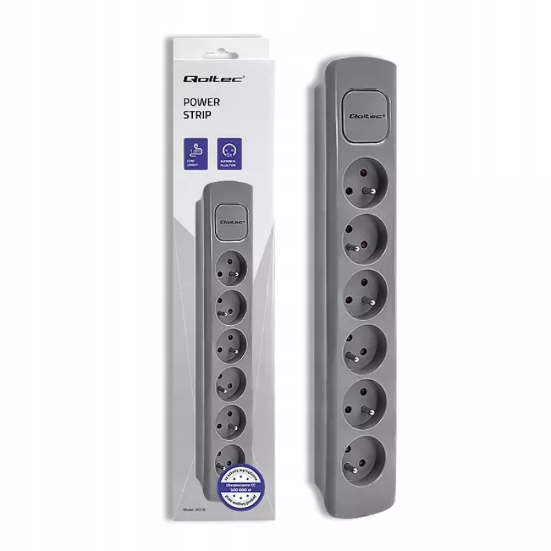 Qoltec 50277 proizvod sivi