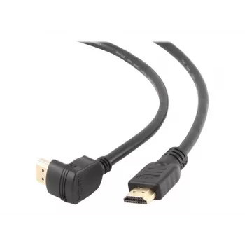 HDMI v2.0 kabel s utikačem pod 90 stupnjeva na ravni utikač, 19-pin pozlaćeni kontakti, 1,8 m, bulk pakiranje
