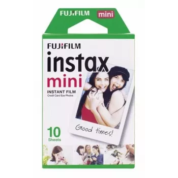 Instax Mini trenutačni film s bijelim rubom, paket od 10, prikladan za sve Instax Mini kamere i pisače, Mini 10 snimaka s bijelim rubom