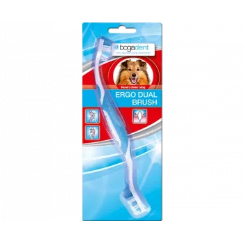 BOGAR Bogadent Ergo Dual Brush Mini dvostrana četkica za zube za pse, 1 kom.