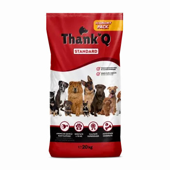 THANK'Q Standard šunka - suha hrana za pse - 20 kg