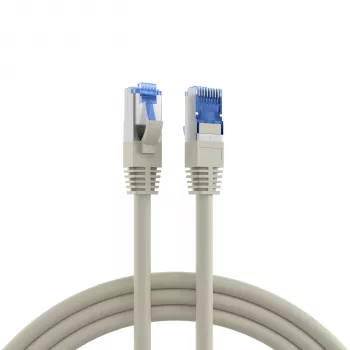 Mrežni kabel EFB Elektronik K5525FGR.10 RJ-45 Cat6a 10 m sivi