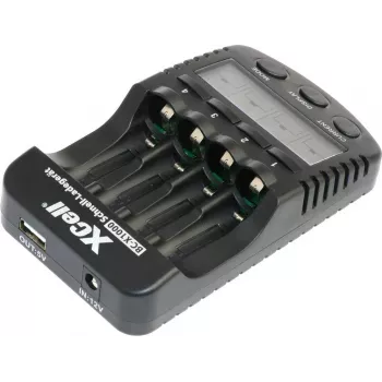 XCell BC-X1000 brzi punjač 1-4x AAA AA LCD zaslon - punjač baterija - nikal-metal hidrid (NiMH)