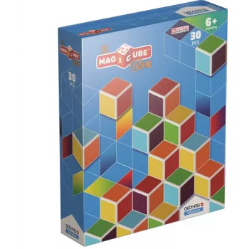 Geomag MagiCube GM120 magnetske kocke, 30 komada, višebojne, kvadratne, za djecu od 1,5 godine