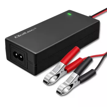 Qoltec automatski punjač baterija AGM GEL STD 12V 4A 48W LED kabel 1,8m