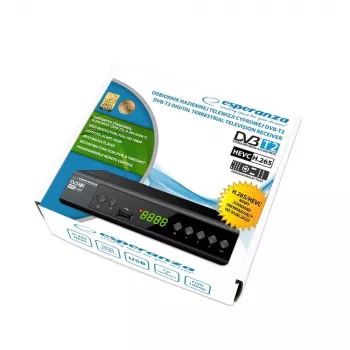 ESPERANZA DVB-T2 H.265/HEVC digitalni tuner/dekoder