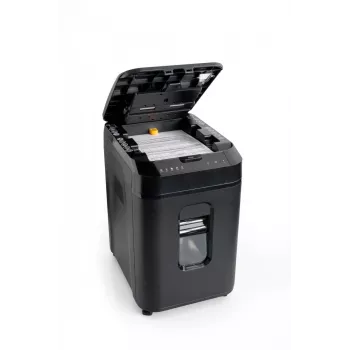 WALLNER uništavač dokumenata AF160 C2 Cross-Cut, automatski unos 160 listova, sigurnosna razina P-4, spremnik 26 L, crni