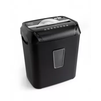 Wallner XD1010C unakrsni rez uništavač papira, 10 listova, 21 L, crni