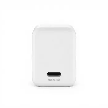 Crong Ultra Compact GaN USB-C 45W PD 3.0 PPS zidni punjač (bijeli)