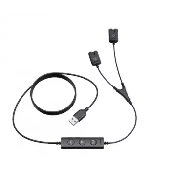 Yealink USB/QD kabel za trenere za YHS seriju (USB na QD) - crni