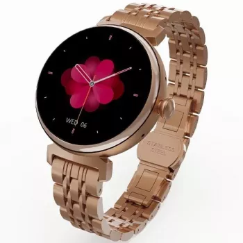 HIFUTURE pametni sat Aura AMOLED, ružičasto zlatni