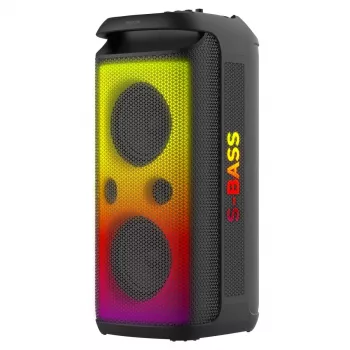 SENCOR Partycon CORE Power 140W prijenosni Bluetooth zvučnik s TWS, IPX4, RGB LED, karaoke, crni