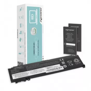MITSU baterija za Lenovo ThinkPad T460s T470s - prednja strana - 2000 mAh (23 Wh)